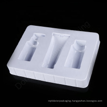 Plastic cosmetic insert packaging tray high quality blister inside packaging box